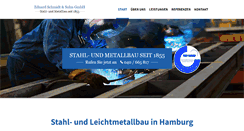 Desktop Screenshot of ed-schmidt-metallbau.de